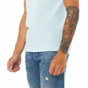 T-shirt à col rond 100% coton pour hommes, tissu tricoté 240g/m2, manches courtes, style uni, coupe régulière pour un usage quotidien - Product Image 2
