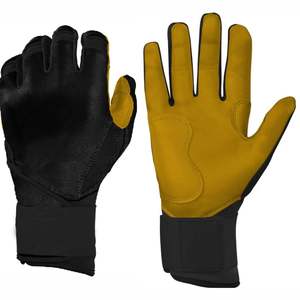 Guantes de Bateo de Béisbol y Sóftbol Profesionales para Adultos, Personalizados, de Cuero, Antideslizantes, Duraderos y Ligeros, OEM - Product Image 2