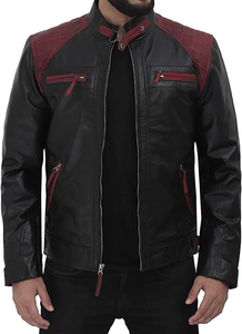 Chaqueta de Invierno para Hombre, de Cuero Genuino, Estilo Vintage, Resistente al Viento, Transpirable, con Tela Vaquera, Color y Diseño Personalizables, Precio Económico - Product Image 4
