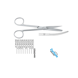 Ciseaux de fonctionnement en acier inoxydable de haute qualité Standard Sharp/Blunt Fabricant et exportateur - Product Image 6