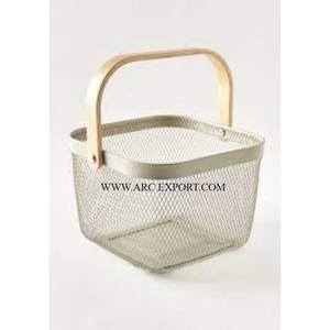 Cesta de fruta decorativa de mesa de Color dorado clásico de hierro de Metal, producto recién llegado de la más alta calidad, accesorios de cocina, cesta - Product Image 2