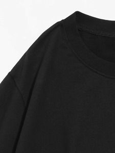 Wholesale 100% Cotton <b>Fleece</b> Pullover Sweatshirts Custom Logo <b>Black</b> Plain Blank Men Hoodies 2026 OEM Streetwear - Product Image 4
