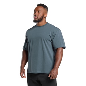 T-shirt de sport léger et ajusté pour homme, 100% coton, 220g, respirant, extensible, séchage rapide, fitness, entraînement, personnalisable, OEM, marque privée - Product Image 2
