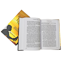 Vente en gros d'usine de livres de poche personnalisés bon marché livres de romans de fiction africains français de qualité