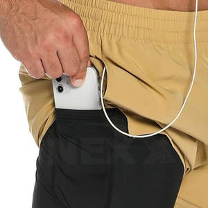 Pantalones Cortos de MMA para Hombre, para Grappling, BJJ, Jiu Jitsu Brasileño, Sin Gi, Doble Capa, para Entrenamiento y Combate, Duraderos, Ligeros, Personalizados, OEM - Product Image 5