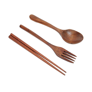 High End Luxury Wooden Box Packed 201 Stainless Steel Cutlery Set 84pcs Flatware Set As Gift for Friend Wedding - Product Image 1
