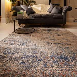 Netline Home Arabesque Multicolour Abstract Area <b>Rug</b> Creative Home Decor - Product Image 4