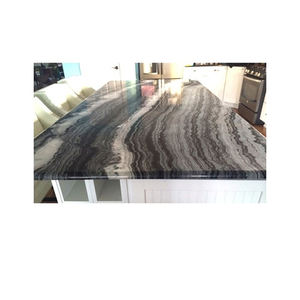 Design moderne Nouveau type Carreaux de marbre noir au mercure Grande dalle polie pour la décoration extérieure du mur et du sol de l'hôtel Garantie 1 an - Product Image 1