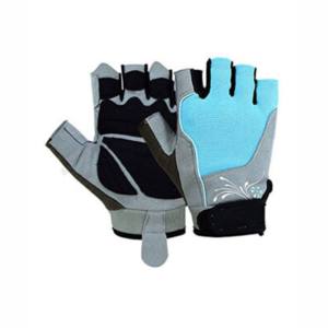 Gants de fitness demi-doigt avec logo personnalisé Gants de gymnastique pour l'entraînement d'haltérophilie en cuir à vendre - Product Image 3