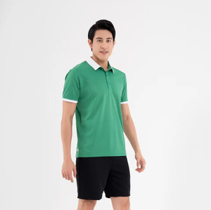 เสื้อโปโลผู้ชายแขนสั้นใส่สบายระบายอากาศได้ดี2025ออกแบบตามสั่งฤดูร้อน - Product Image 1