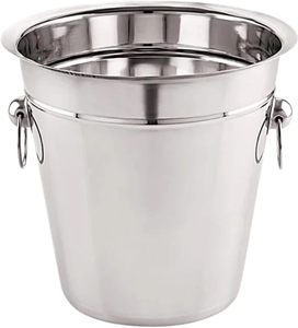 Hielera de Acero Inoxidable con Diseño Martillado, Enfriador de Vino Metálico Hecho a Mano de Lujo, Utensilios de Bar Profesionales para Suministros de Hotel y Fiestas - Product Image 6