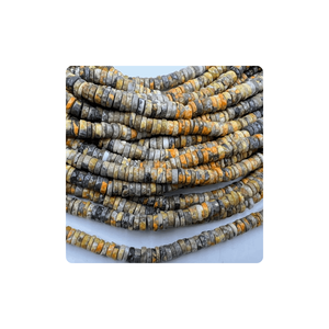 Wholesale High Quality Pink Bumble Bee Jasper Faceted <b>Heishi</b> <b>Beads</b> Tier Shape Customized Size Stone Jewelry 14 Inches Long - Product Image 5