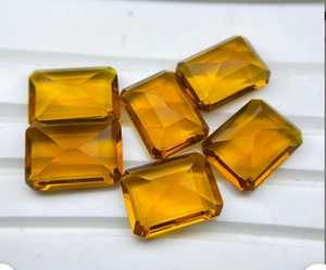 พลอยซิทรีนธรรมชาติเจียระไน-อัญมณีซิทรินเจียระไนจากมรกต-หินแท้คุณภาพสูงในราคาขายส่ง - Product Image 4