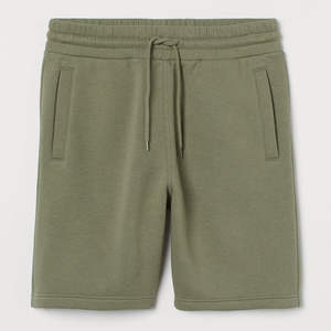 กางเกงขาสั้นผ้าคอตตอนเทอร์รี่สำหรับผู้ชายกางเกงผ้าขนแกะแบบลำลองออกแบบโลโก้ได้ตามต้องการสำหรับ100% บริการ OEM - Product Image 3