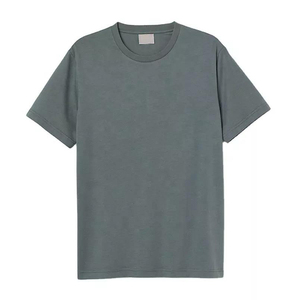 Camiseta de Hombre, Corte Regular, Manga Corta, Cuello Redondo, Informal, de Algodón, Antiarrugas, Ecológica y Transpirable - Product Image 5