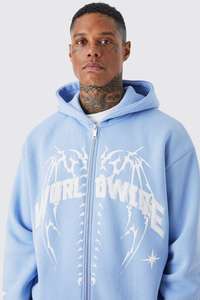 Sweat-shirt à capuche évasé 2 pièces écologique pour hommes, pantalon de survêtement 100% coton, streetwear grande taille - Product Image 6