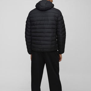 Chaqueta de Invierno Acolchada Ligera, Corta, con Capucha, Informal, de Moda, con Logotipo Personalizado, Tallas Grandes, para Hombre, en Oferta Online - Product Image 2