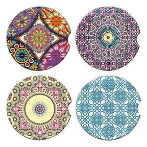 Posavasos de madera impresos decorativos para uso en la cocina Posavasos de madera personalizados con logotipo e impresión - Product Image 6