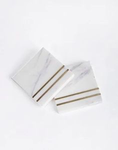 Posavasos Decorativos de Mármol, Posavasos de Pizarra de Piedra Negra Natural, Accesorios de Cocina Antideslizantes, Posavasos de Piedra de faizacraft - Product Image 4