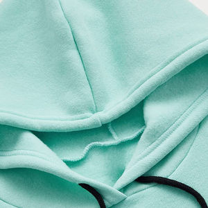 Sudadera con capucha de algodón informal de invierno para mujer, estilo único, manga larga personalizada, teñido liso, colores personalizados, impresión personalizada frontal personalizada - Product Image 3