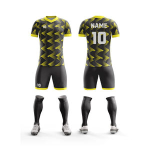 OEM alta calidad nuevo diseño de sublimación uniforme de fútbol de los hombres ropa deportiva uniforme de entrenamiento de fútbol - Product Image 5