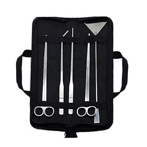 Aquascape ชุดเครื่องมือพิพิธภัณฑ์สัตว์น้ำชุดสแตนเลสโค้งและตรงกรรไกรสำหรับทำความสะอาดตู้ปลา - Product Image 2