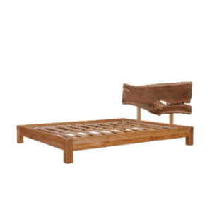 กรอบเตียงไม้สักขนาดควีนไซส์จากประเทศอินโดนีเซียดีไซน์คลาสสิก - Product Image 4