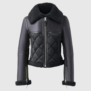 Chaquetas de Invierno Personalizadas de Piel de Oveja Genuina para Mujer, Ligeras, Teñidas Lisas, Transpirables, Impermeables, Personalizables para Unisex - Product Image 1