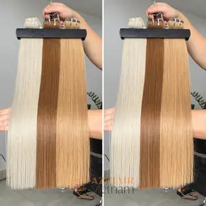 Top Quality Custom Color Weft Hair Extensions Super Double Drawn Long Lifespan, Ready To Ship