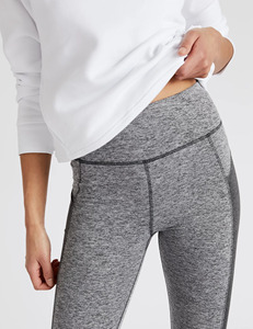 Best Design Women's Gym Fitness <b>Leggings</b> Solid Pattern Highest Waist <b>Workout</b> Pants <b>with</b> Phone <b>Pockets</b> Adult Size - Product Image 4