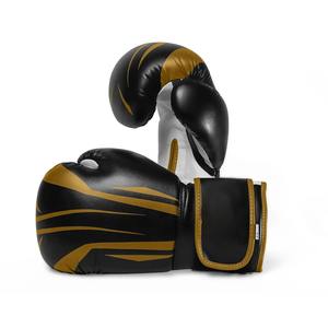 Guantes de Boxeo de Piel Personalizados con Logotipo al por Mayor, Guantes de Entrenamiento de Kick Boxing Profesionales Antideslizantes con Cordones - Product Image 5