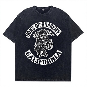 เสื้อยืด DTG พิมพ์ลาย 100% ผ้าฝ้าย ทรงพอดีตัว ไซส์ใหญ่ ผู้ชาย สไตล์วินเทจ โอเวอร์ไซส์ เป็นมิตรกับสิ่งแวดล้อม ระบายอากาศได้ดี น้ำหนัก 220 กรัม - Product Image 1