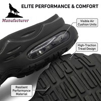 Chaussures de course pour hommes Wolf Brand, haute élasticité, durables, décontractées, semelle sport antidérapante, amortissante, E-TPU, légères, couleur personnalisée