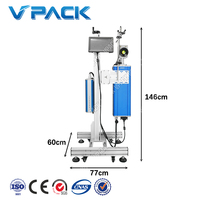 Produit de vente chaud Machine de codage Laser Co2 Codeur Laser abordable Imprimante portable Code à barres Date