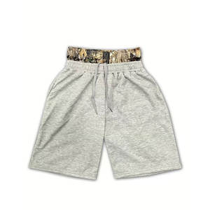 Pantalones cortos ajustables de doble cintura para hombre, cintura elástica para entrenamiento en casa, yoga, pantalones cortos de doble cintura para hombre - Product Image 5