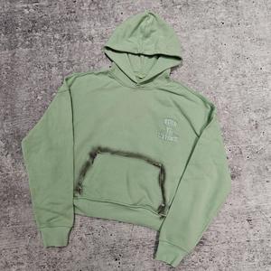 Sudaderas con capucha lavadas ácidas personalizadas logotipo personalizado impresión bordado jersey de gran tamaño sudaderas de calle al por mayor - Product Image 1