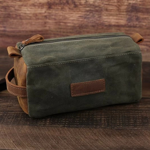 Kit de lona Dopp neceser personalizado neceser estuche de viaje regalo de viaje para él regalo de boda - Product Image 1