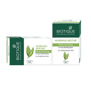Biotique Morning Nectar - Barra de Baño Humectante Herbal de 75 g para Todo Tipo de Piel, Hecho en India, 36 Meses de Duración - Product Image 2