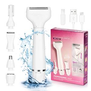 Rasoir électrique humide/sec pour femmes, étanche, tondeuse à poils corporels, épilateur pour les aisselles, le visage, les sourcils, le bikini - Product Image 3