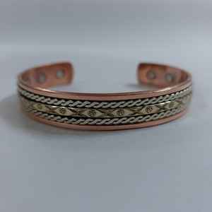 Pulsera magnética de cobre puro para artritis y alivio del túnel carpiano Pulseras de mano de moda Brazaletes elegantes de moda - Product Image 6