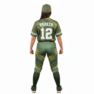 Uniforme de Béisbol Personalizado, Conjunto de Camiseta y Pantalones, Transpirable, de Poliéster, Diseño Sublimado para Clubes, Ligas y Academias - Product Image 3