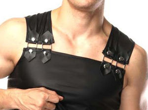 เสื้อกล้ามหนังแกะสำหรับผู้ชายเสื้อกล้ามหนังแกะระบายอากาศได้ดี - Product Image 5