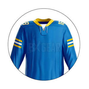 El mejor conjunto de Jersey y pantalones de hockey sobre hielo para hombres con tela de control de humedad y calidad duradera - Product Image 4