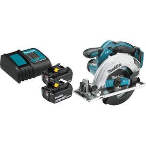 Paquete de Inicio con Batería de Iones de Litio LXT de 18 V y Cargador, con Sierra Circular Inalámbrica LXT de 18 V y 40 Ah de Regalo - Product Image 1