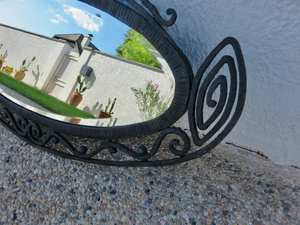 Silver mosaic <b>mirror</b>,<b>round</b> mosaic <b>mirror</b> - Product Image 4