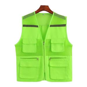 Haute qualité Hi Vis Work Wear gilet de sécurité 100% Polyester gilet de sécurité meilleur prix gilet de sécurité vente en ligne pour les hommes - Product Image 6