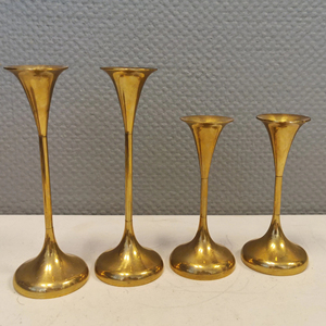 Portavelas metálico redondo con pulido brillante para decoración de bodas en casa candelabro a precios asequibles de La India - Product Image 2