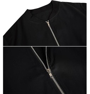Blouson Bomber Col Montant en Toile de Haute Qualité 2025 avec Broderie Chenille pour Femmes et Hommes - Product Image 3
