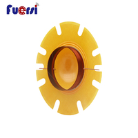 51.4mm Diameter dalam koil suara diafragma fenolik Resin Portable Tweeter klakson Loudspeaker sirene komponen Unit bagian