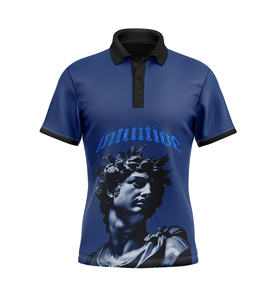 Polo à manches courtes confortable pour les professionnels du commerce, impression par sublimation personnalisée, polos pour hommes, vêtements - Product Image 6